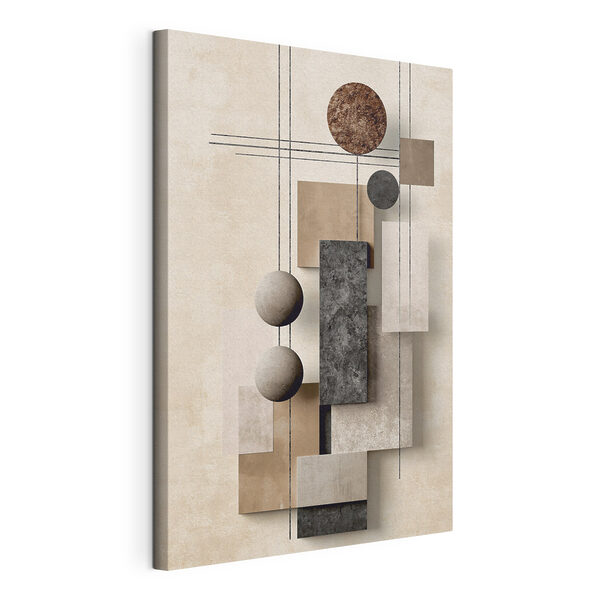Obraz Dekoracje ścienne z geometrycznymi kształtami i okręgami (SKU: s49704) Obraz Obraz Dekoracje ścienne z geometrycznymi kształtami i okręgami (SKU: s49704)