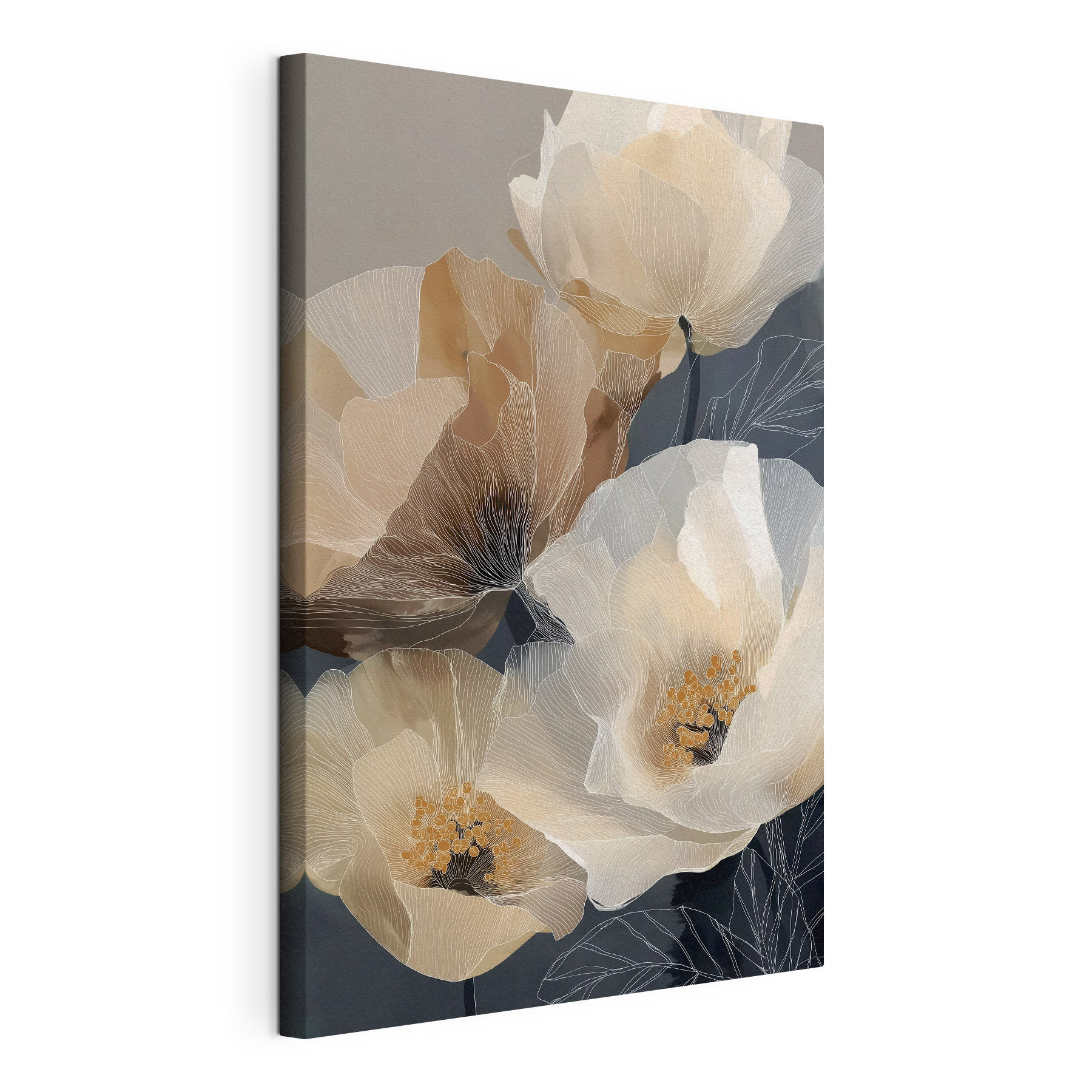 Delicate blooms in soft earth tones Delicate blooms in soft earth tones