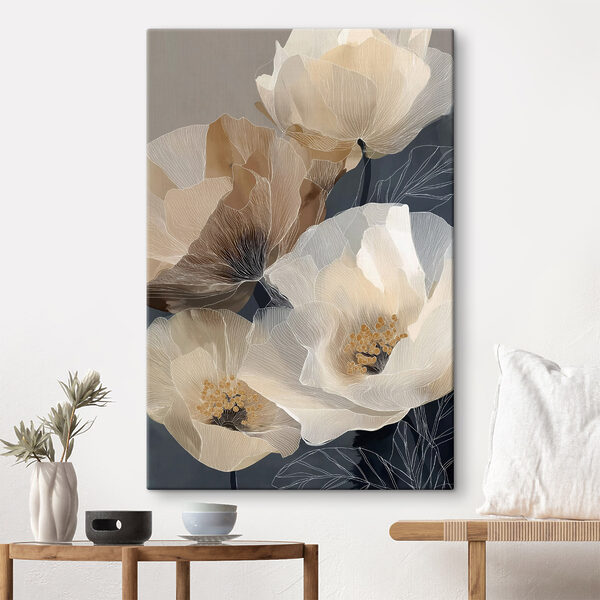 Delicate blooms in soft earth tones Delicate blooms in soft earth tones