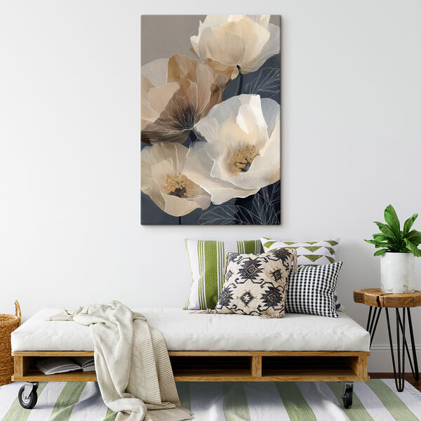 Delicate blooms in soft earth tones Delicate blooms in soft earth tones