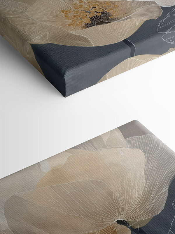 Delicate blooms in soft earth tones Delicate blooms in soft earth tones