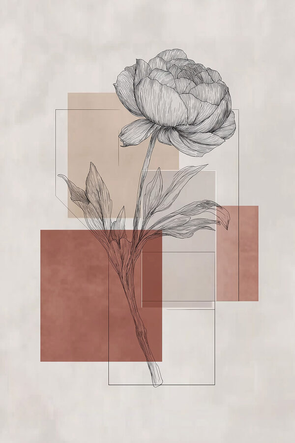 Drawing of a flower