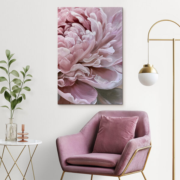 Soft petals in gentle pink hues