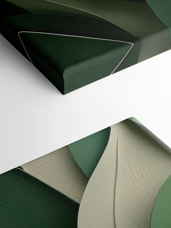 Nature's design in soothing greens Nature's design in soothing greens