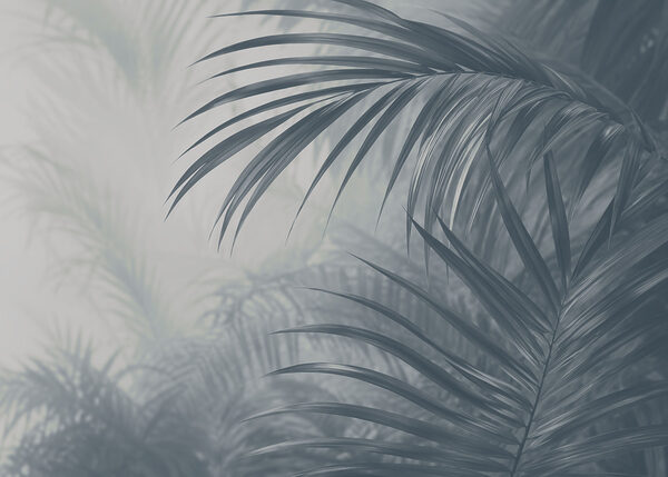 Soft foliage in muted tones
