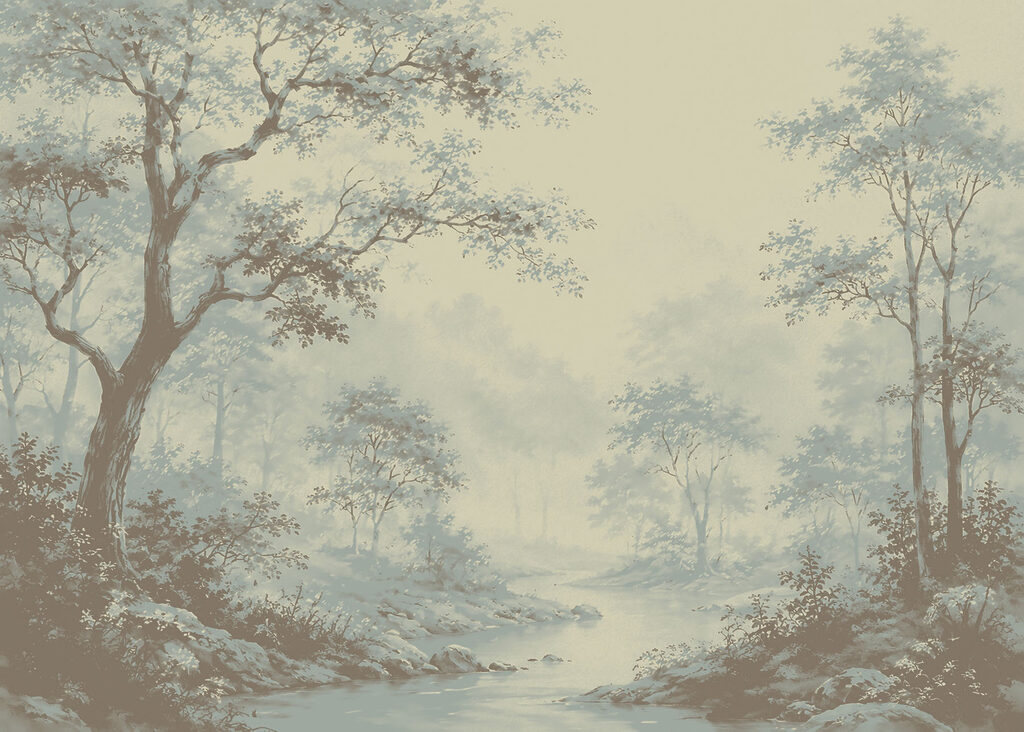 River running through a forest River running through a forest