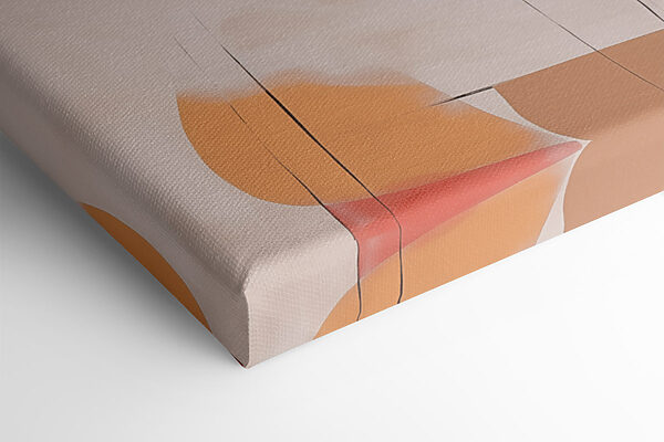 Abstract shapes in soft colors