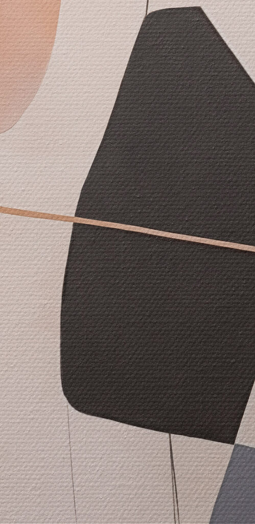 Abstract shapes in soft colors