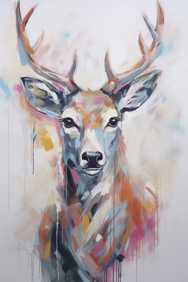 Painting of a deer Painting of a deer