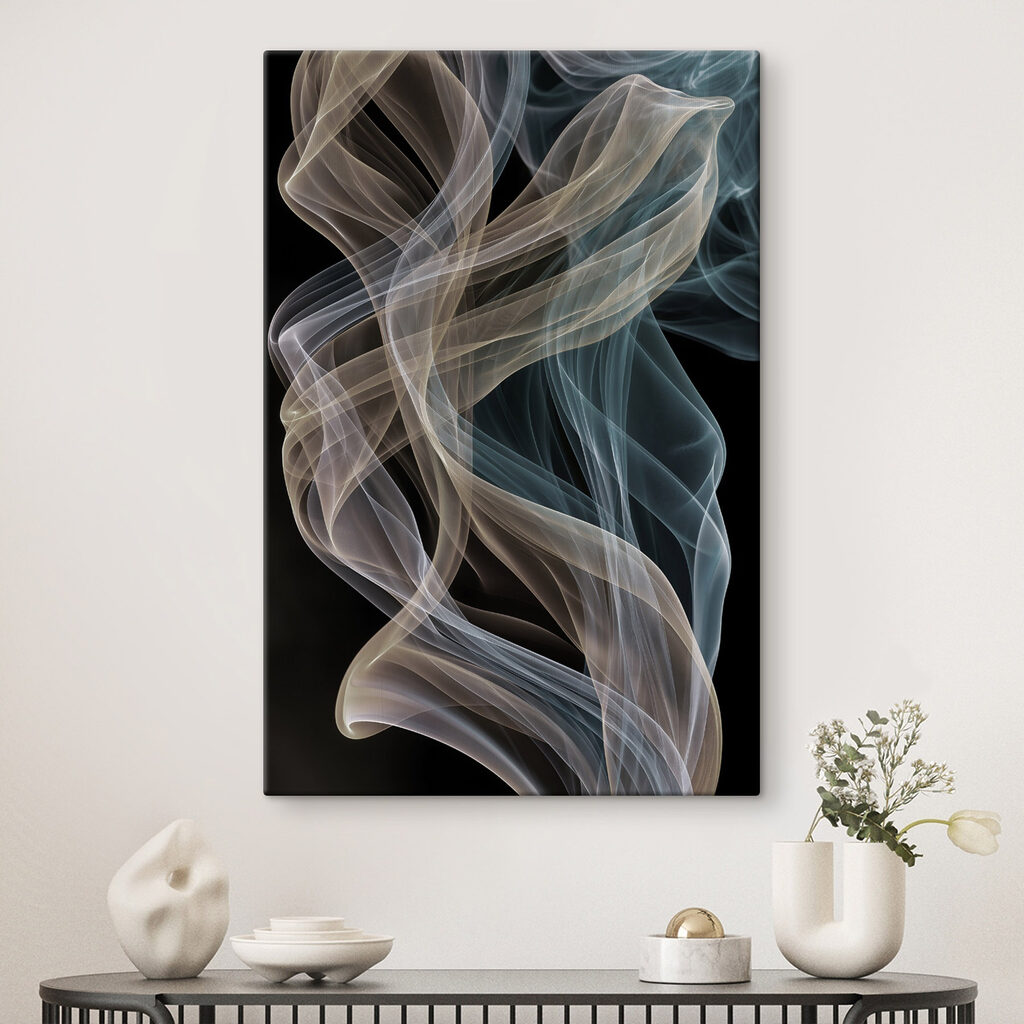 Ethereal swirls of color and movement