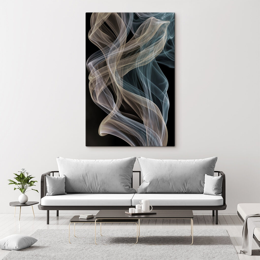 Ethereal swirls of color and movement