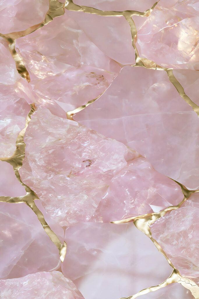 Elegant pink and gold composition Elegant pink and gold composition