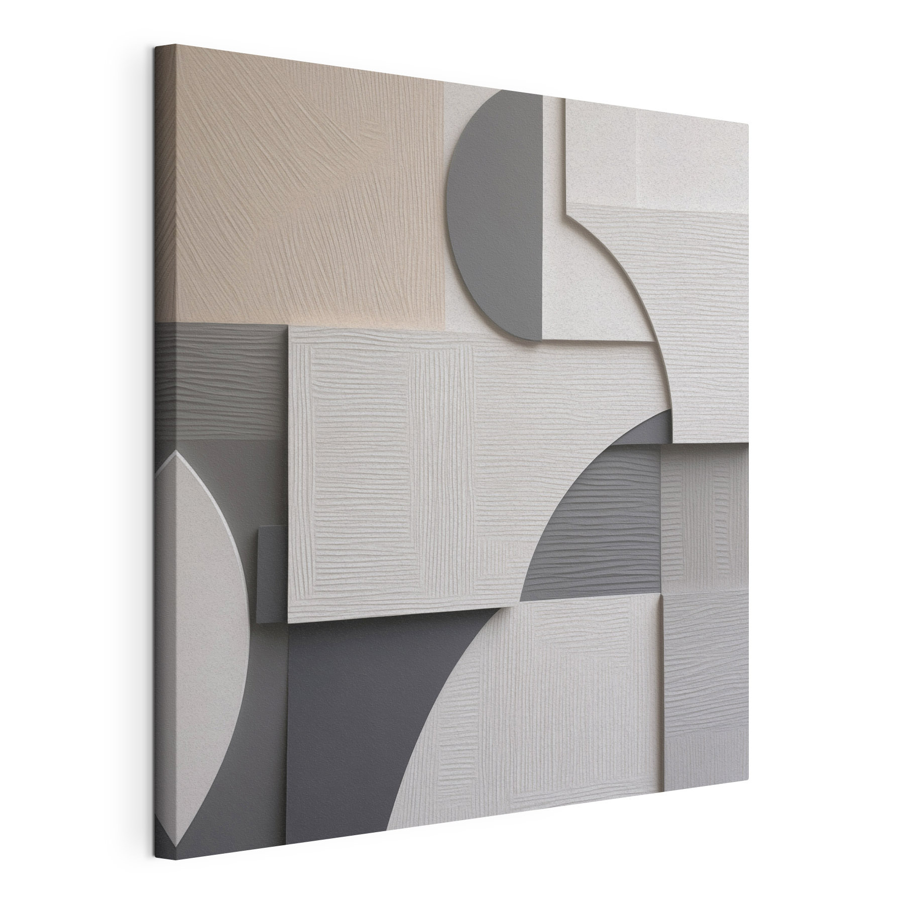 Wall with different shapes and colors