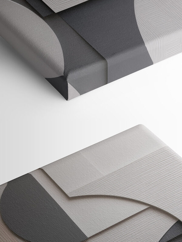 Wall with different shapes and colors