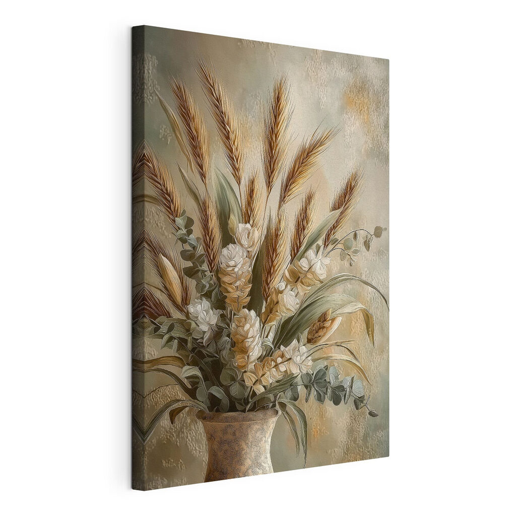 Painting of a bouquet of wheat Painting of a bouquet of wheat
