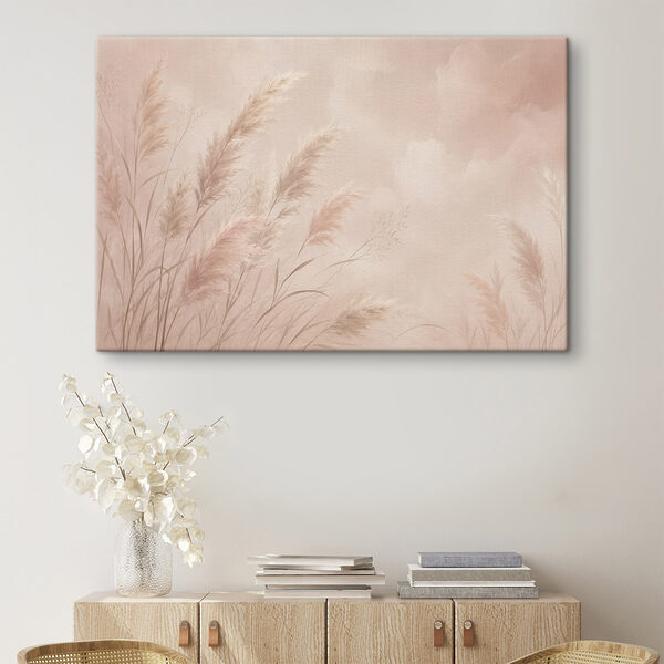 Gentle grasses in soft hues