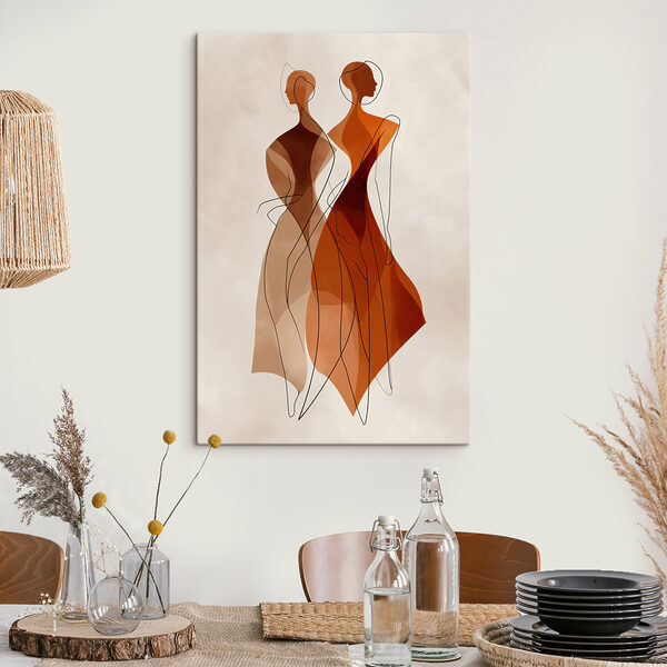 Drawing of two women Drawing of two women
