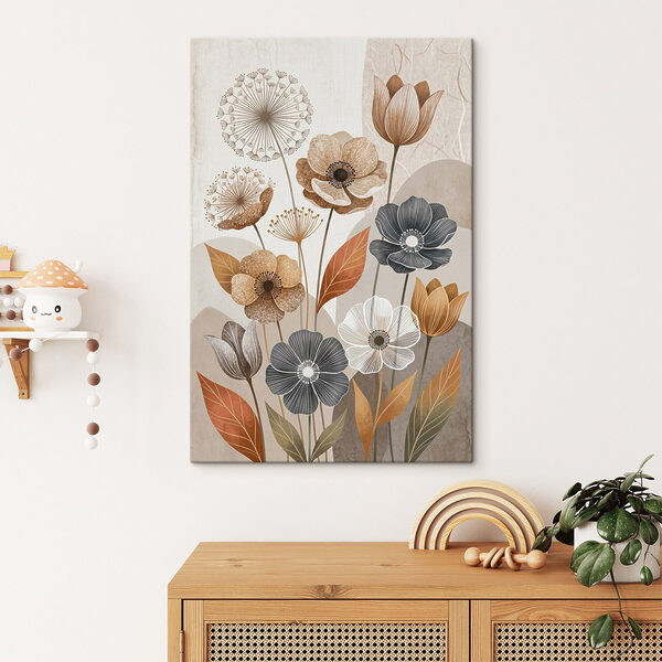 Colorful floral arrangement in soft tones Colorful floral arrangement in soft tones