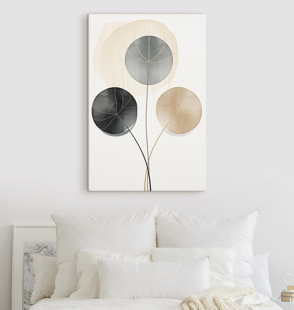 Elegant abstract circles in soft colors Elegant abstract circles in soft colors
