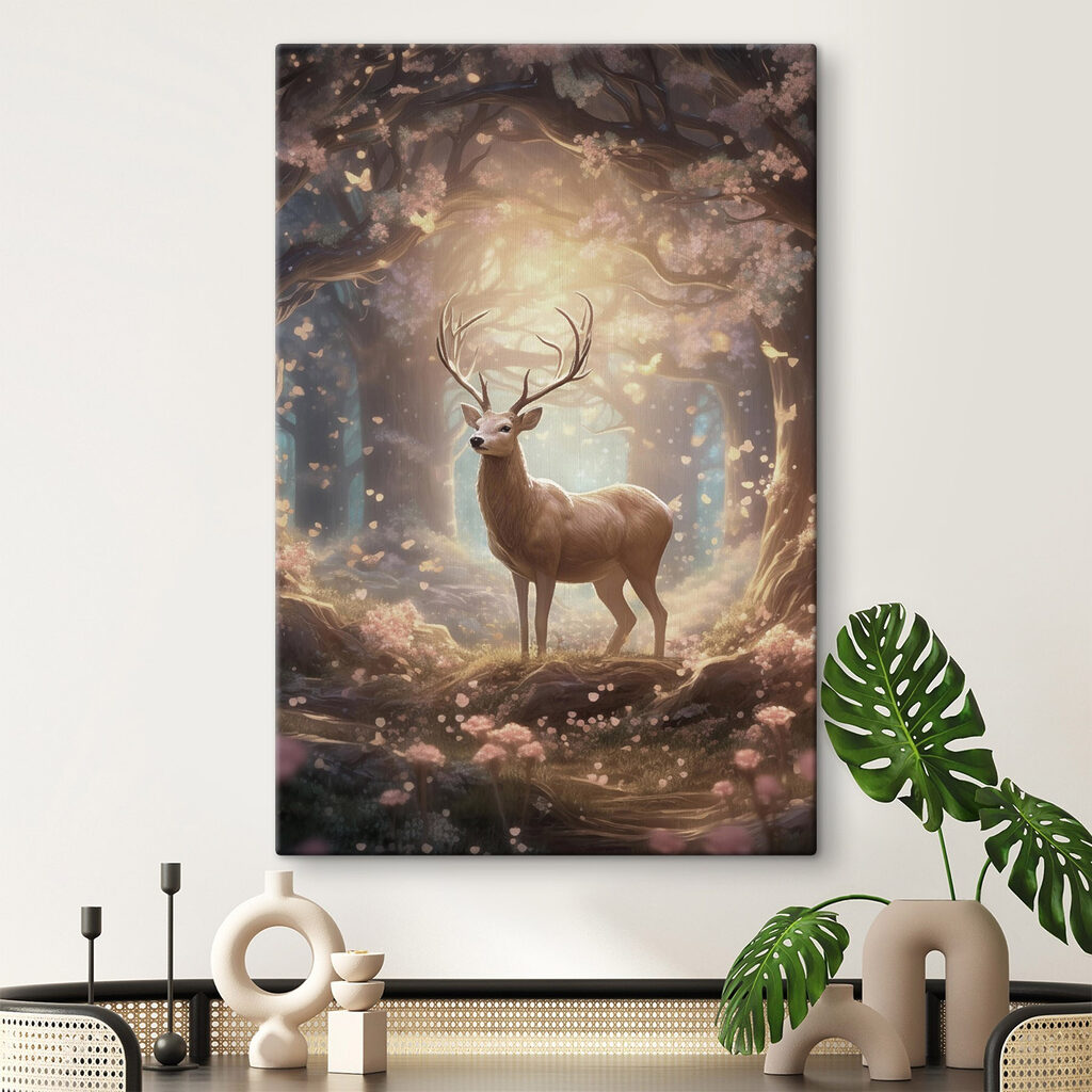 Deer in a forest Deer in a forest