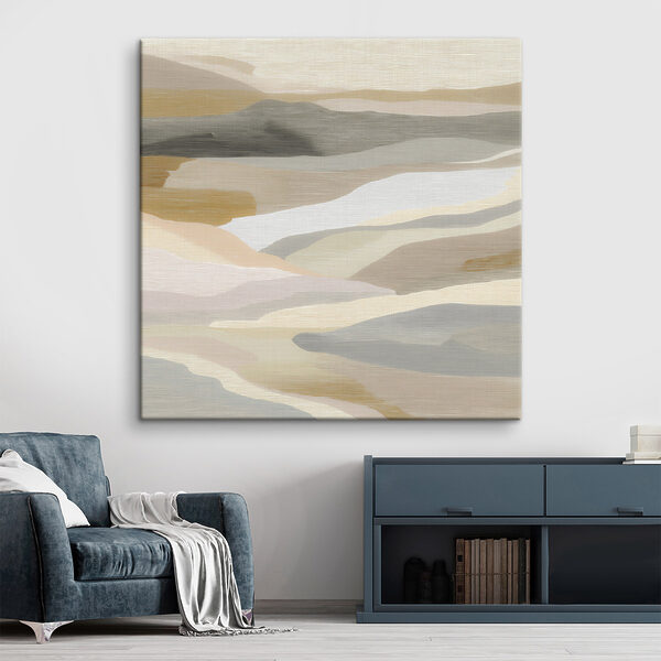 Serene landscape in soft hues