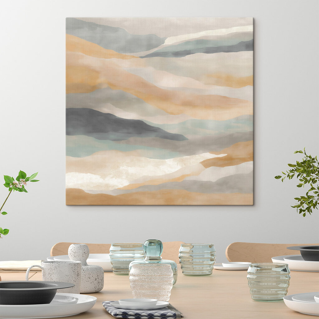 Soft hues create a tranquil landscape