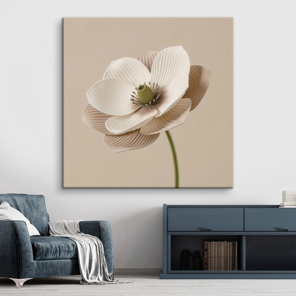 Delicate flower with soft petals