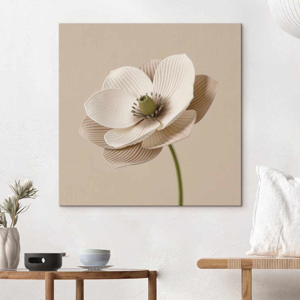 Delicate flower with soft petals