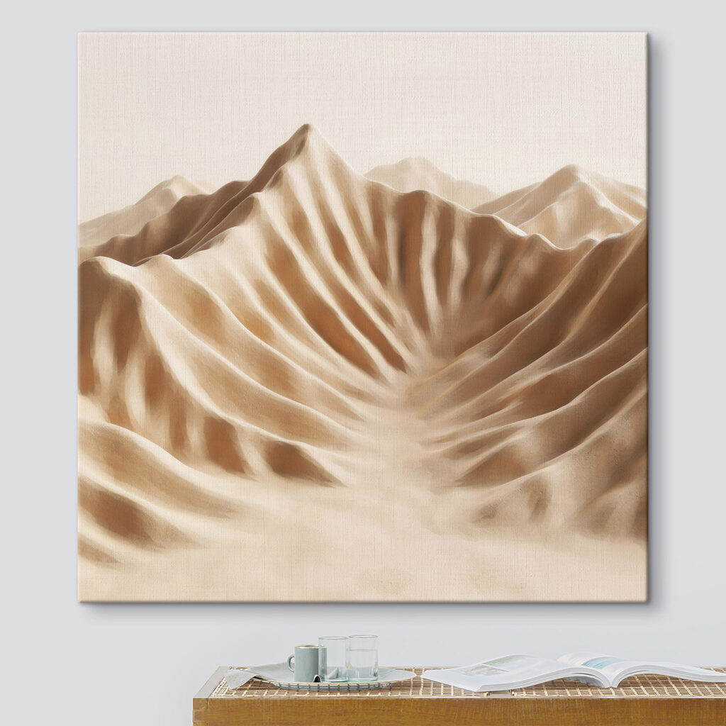 Sand mountain with a ridge Sand mountain with a ridge