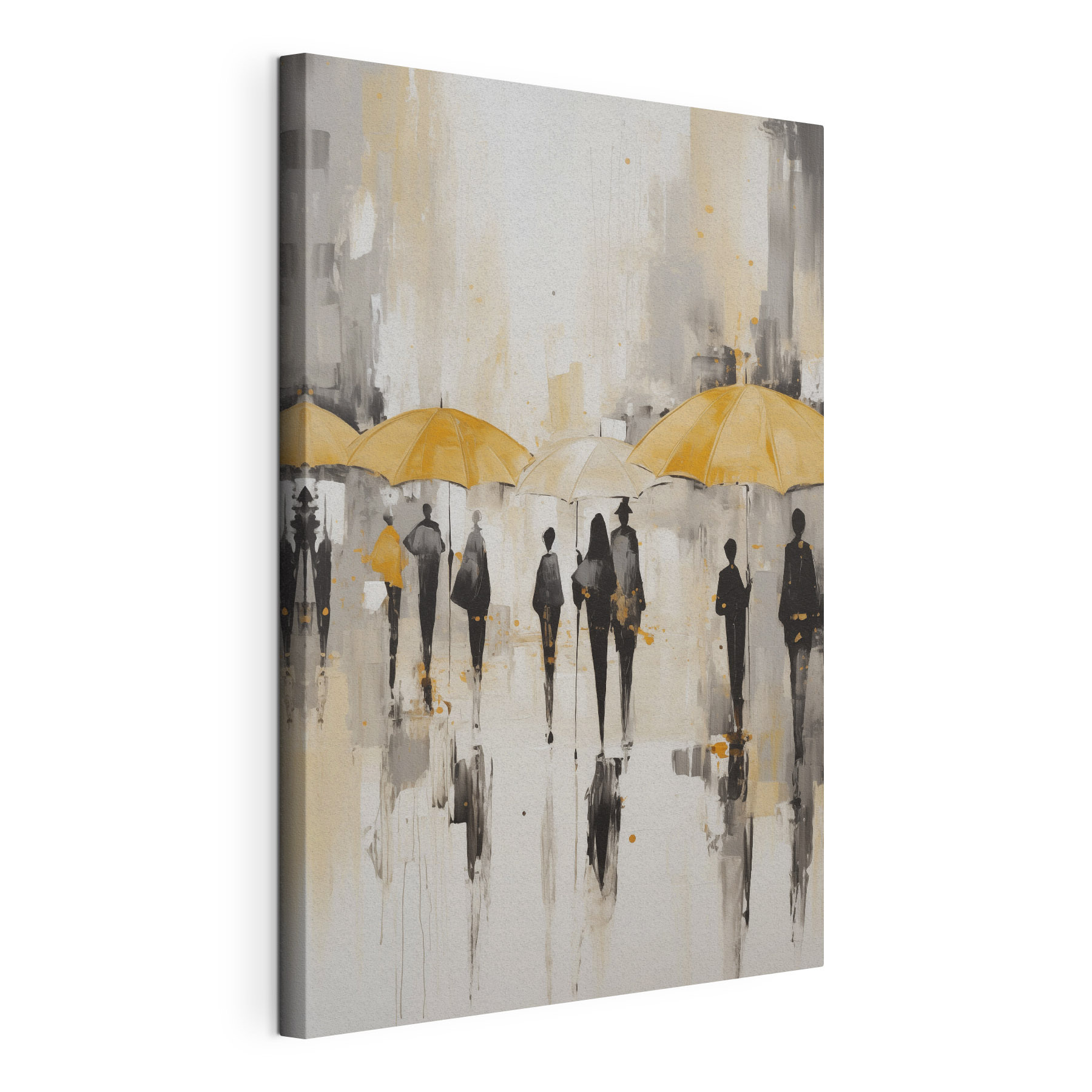 Group of people holding umbrellas