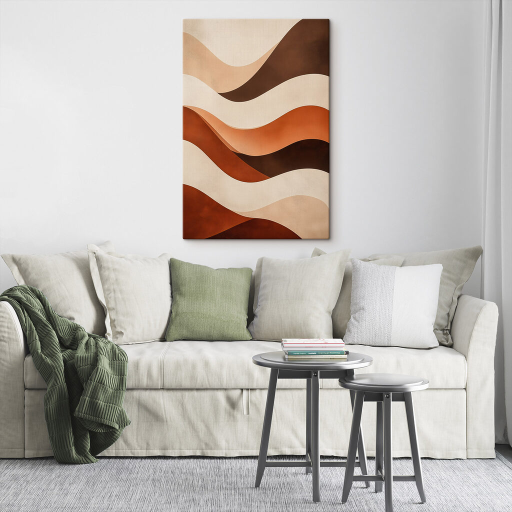 Flowing lines in warm tones Flowing lines in warm tones