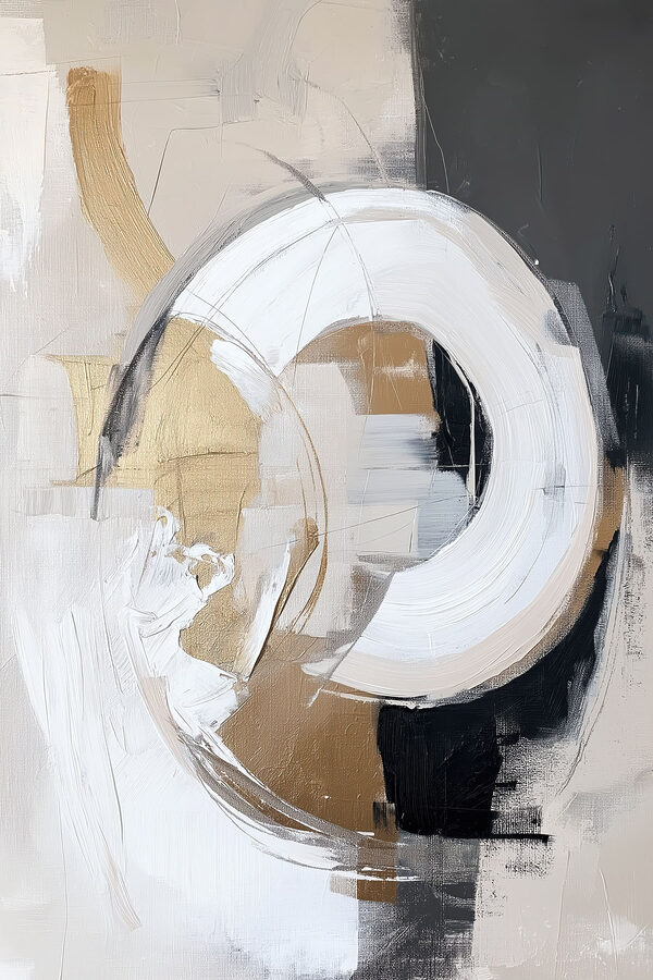 Abstract forms in muted colors