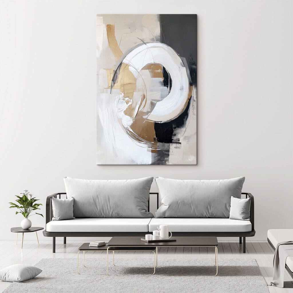 Abstract forms in muted colors