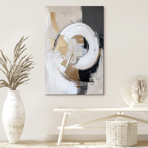 Abstract forms in muted colors