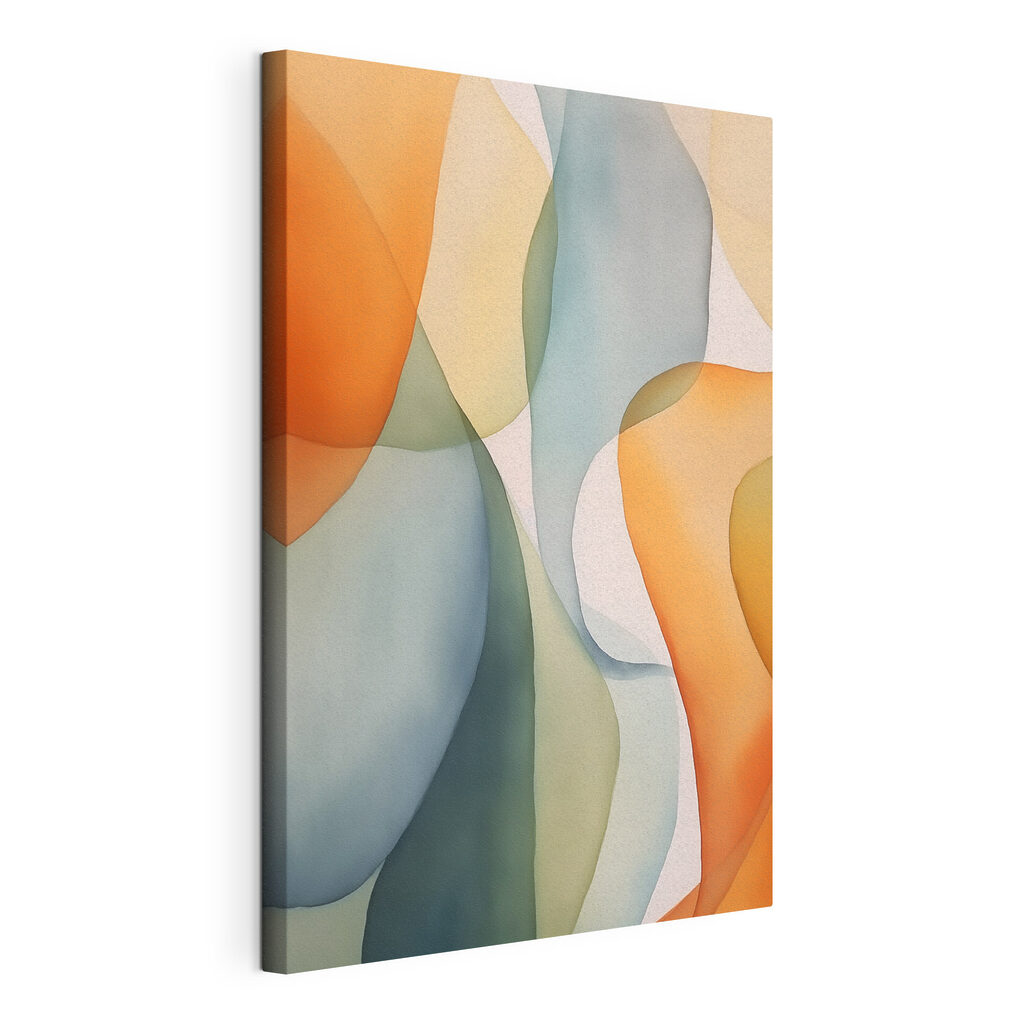 Colorful art with curved lines Colorful art with curved lines