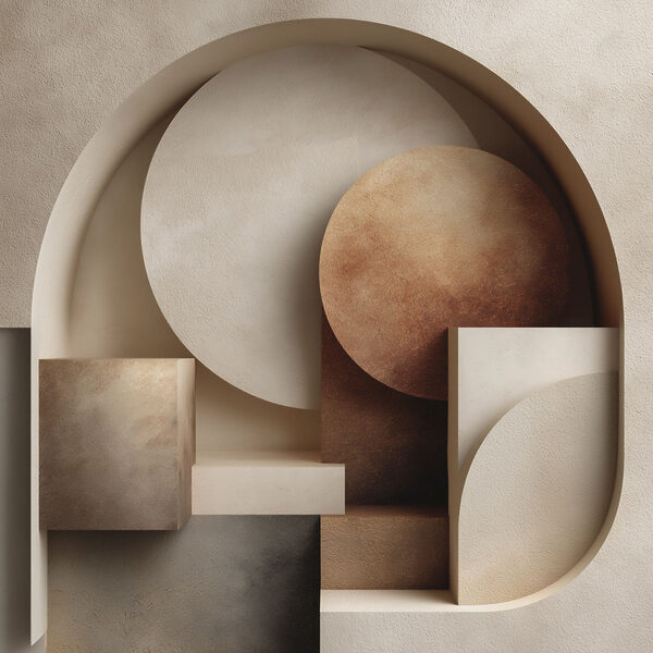 Abstract shapes in warm tones Abstract shapes in warm tones