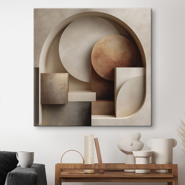 Abstract shapes in warm tones Abstract shapes in warm tones