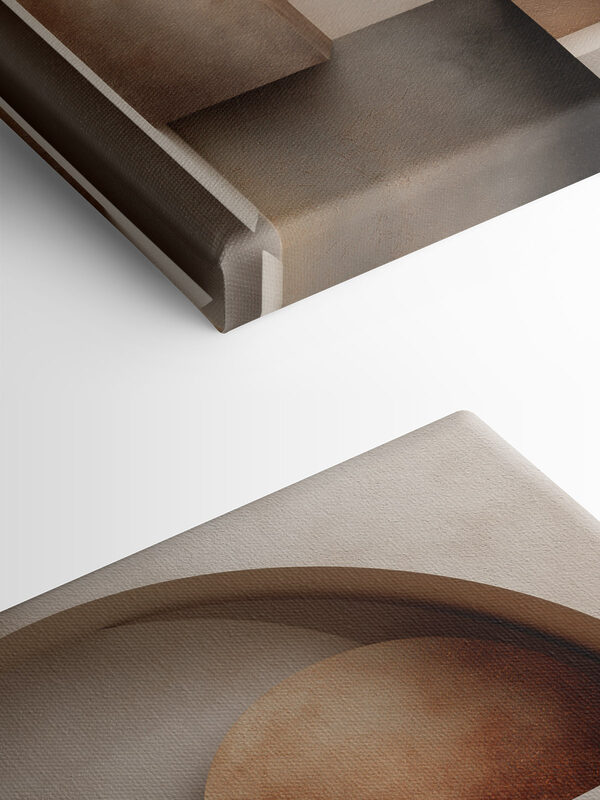 Abstract shapes in warm tones Abstract shapes in warm tones
