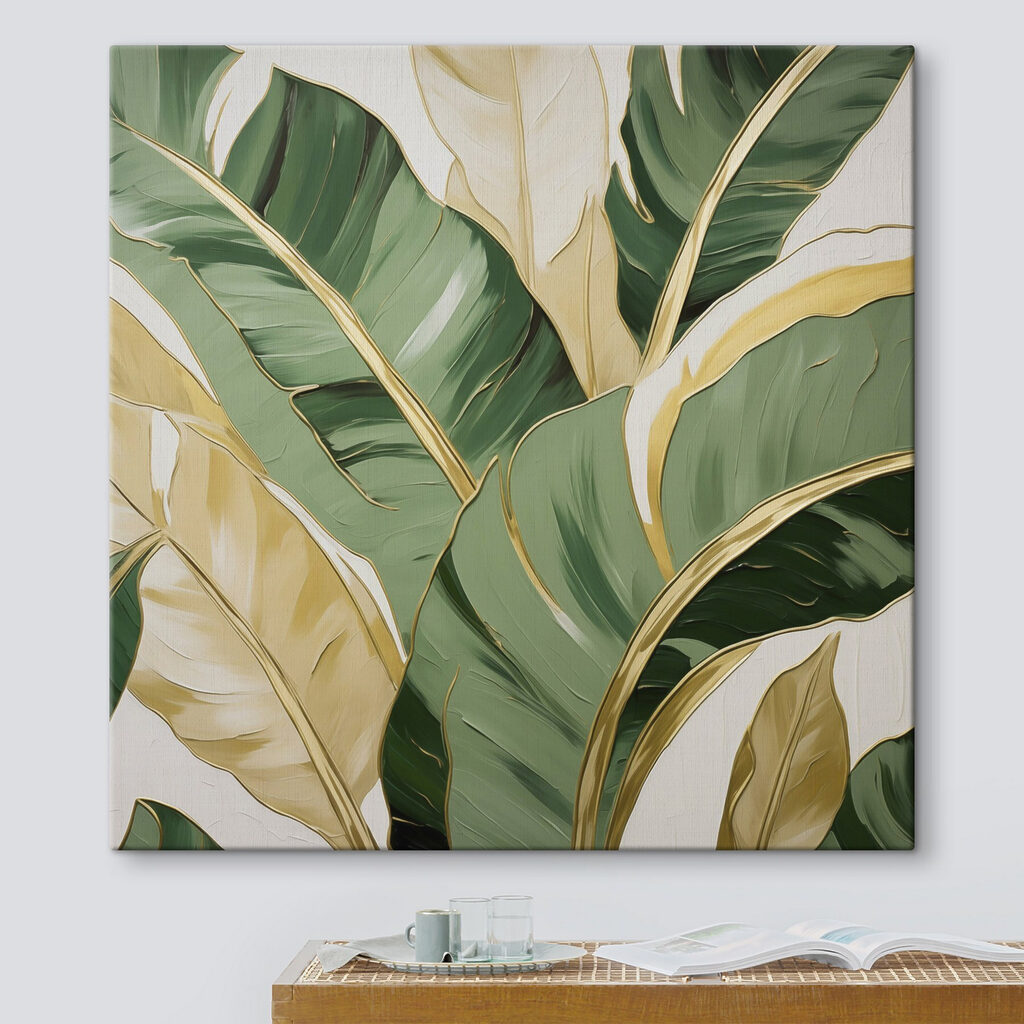 Vibrant leaves with elegant accents Vibrant leaves with elegant accents