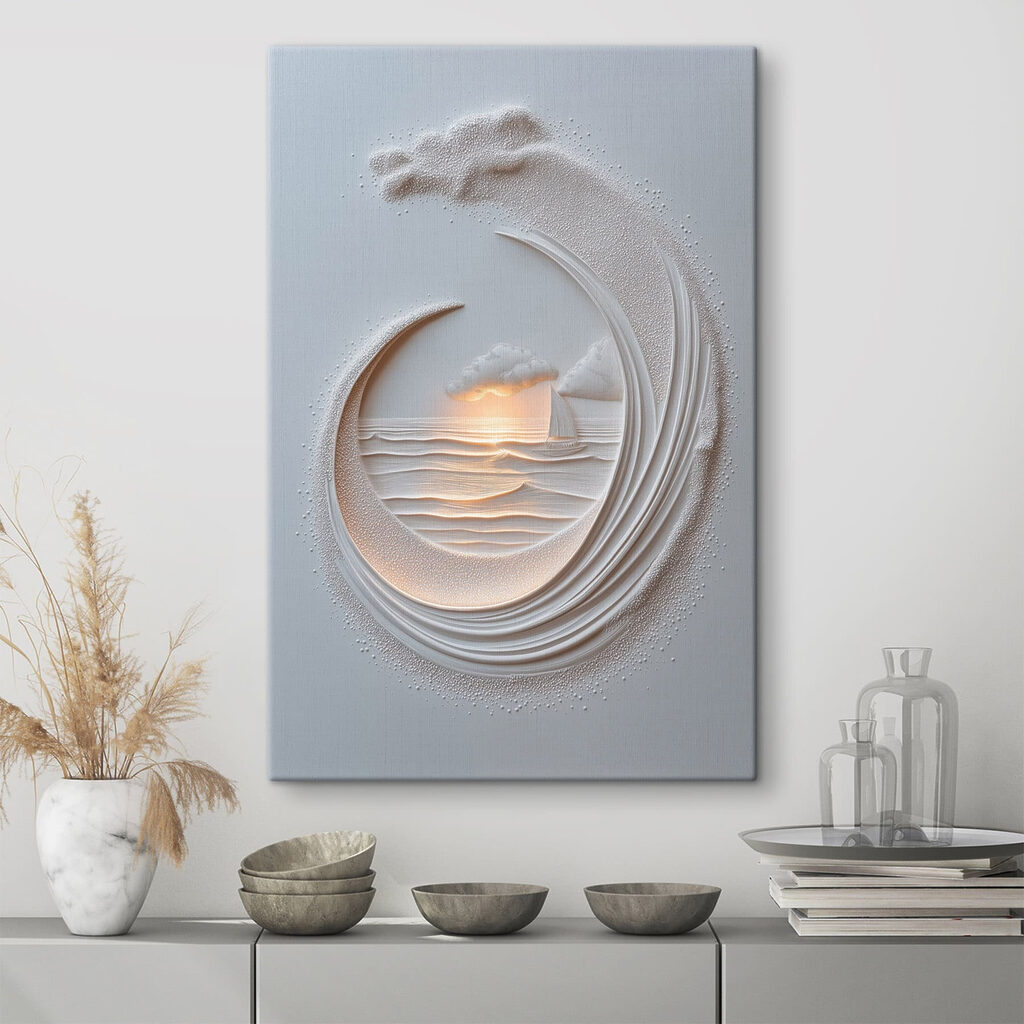 White paper cut out of a boat and a ship White paper cut out of a boat and a ship