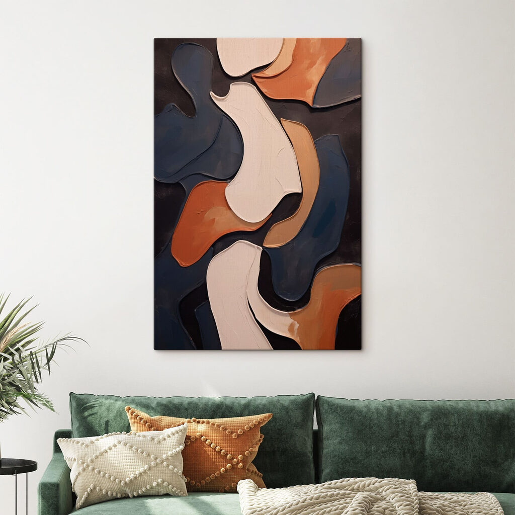 Abstract forms in harmonious colors Abstract forms in harmonious colors