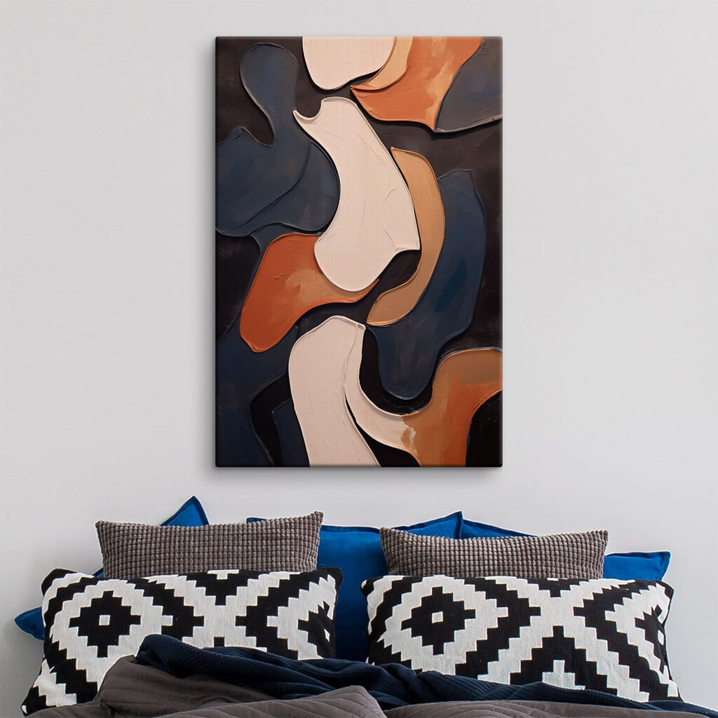 Abstract forms in harmonious colors Abstract forms in harmonious colors
