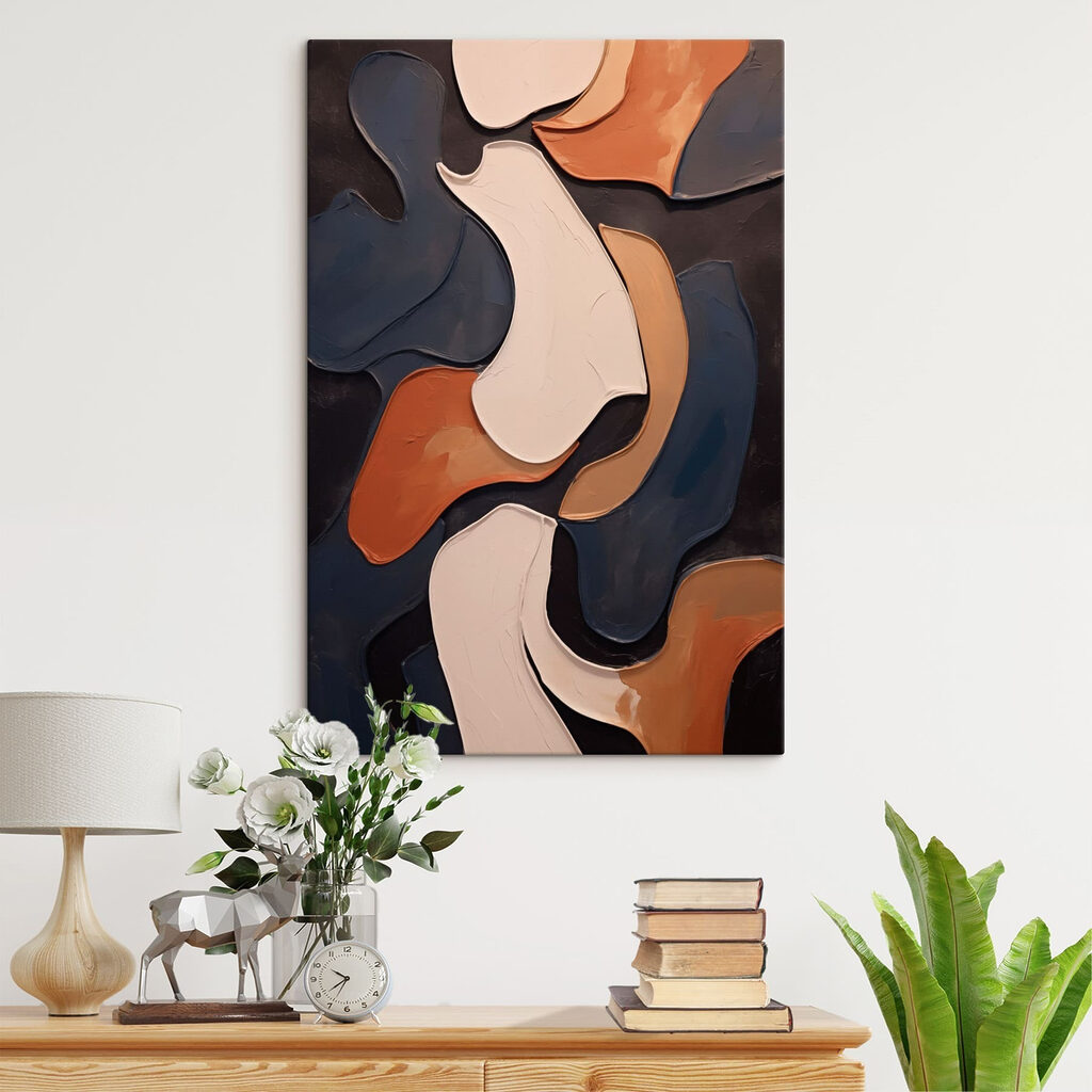 Abstract forms in harmonious colors Abstract forms in harmonious colors