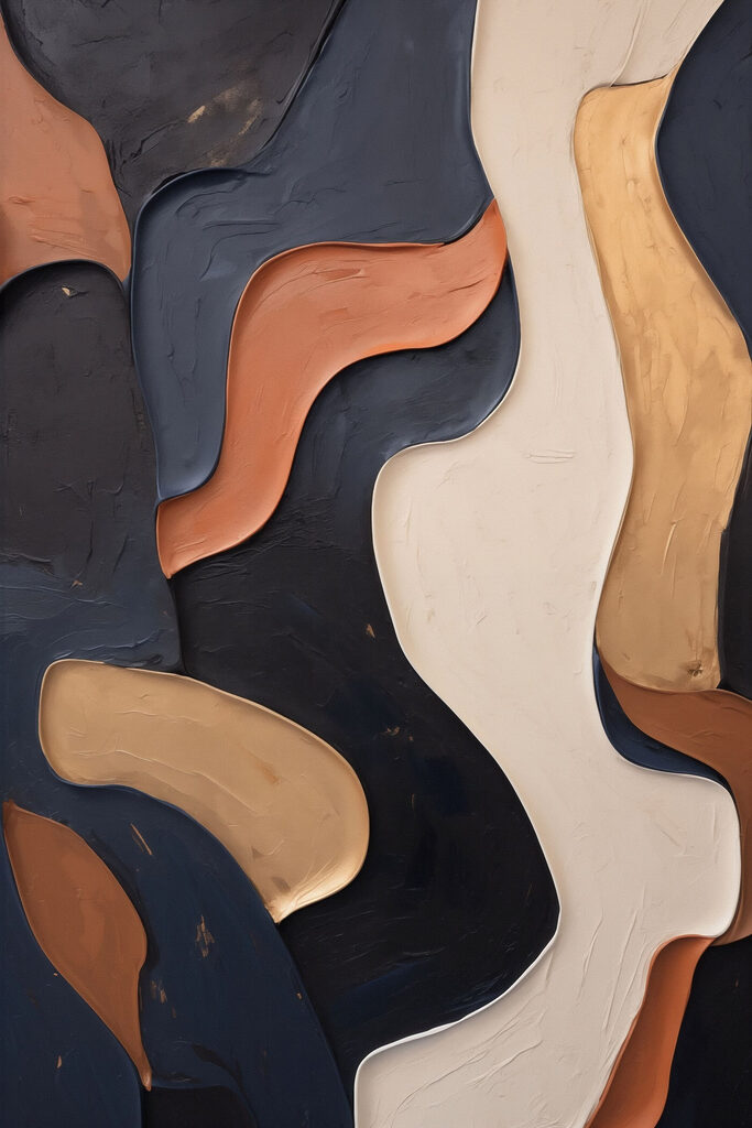 Flowing Colors in Abstract Design Flowing Colors in Abstract Design