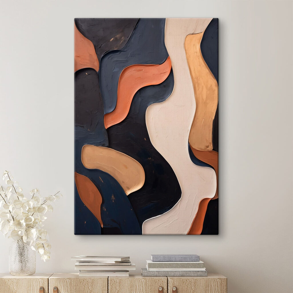 Flowing Colors in Abstract Design Flowing Colors in Abstract Design