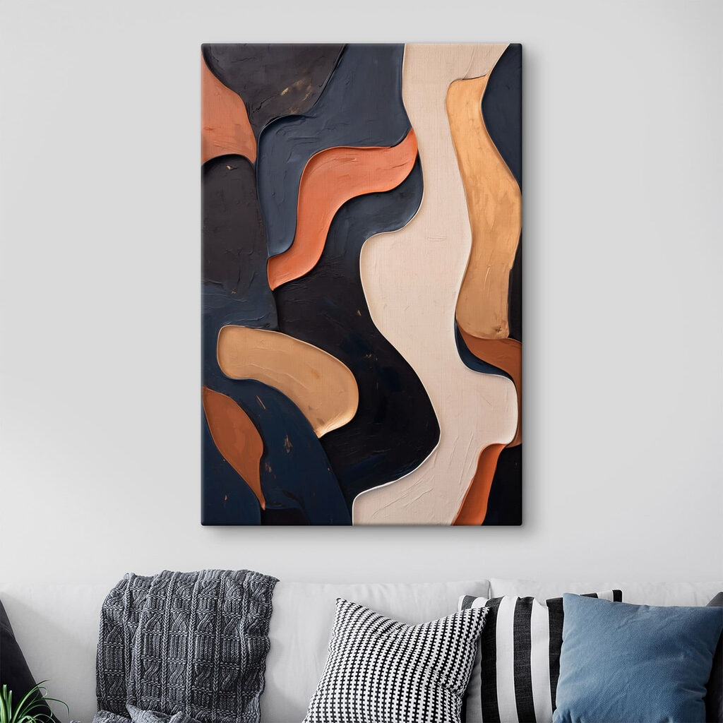 Flowing Colors in Abstract Design Flowing Colors in Abstract Design