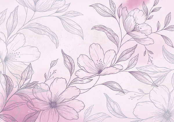 Delicate blooms on a soft background Delicate blooms on a soft background