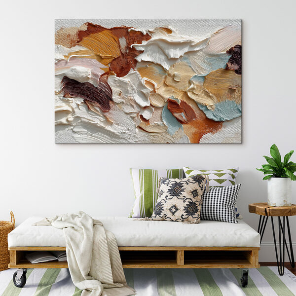 Abstract colors blend in harmony