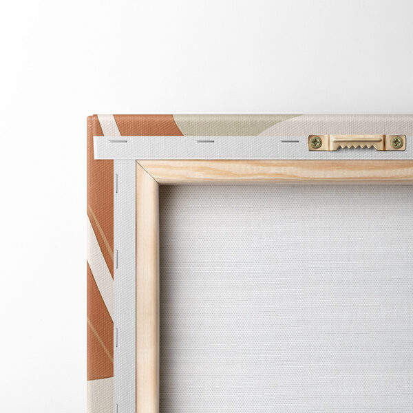 Abstract shapes in earthy tones