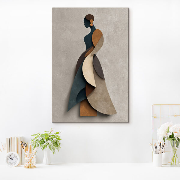 Woman in a dress